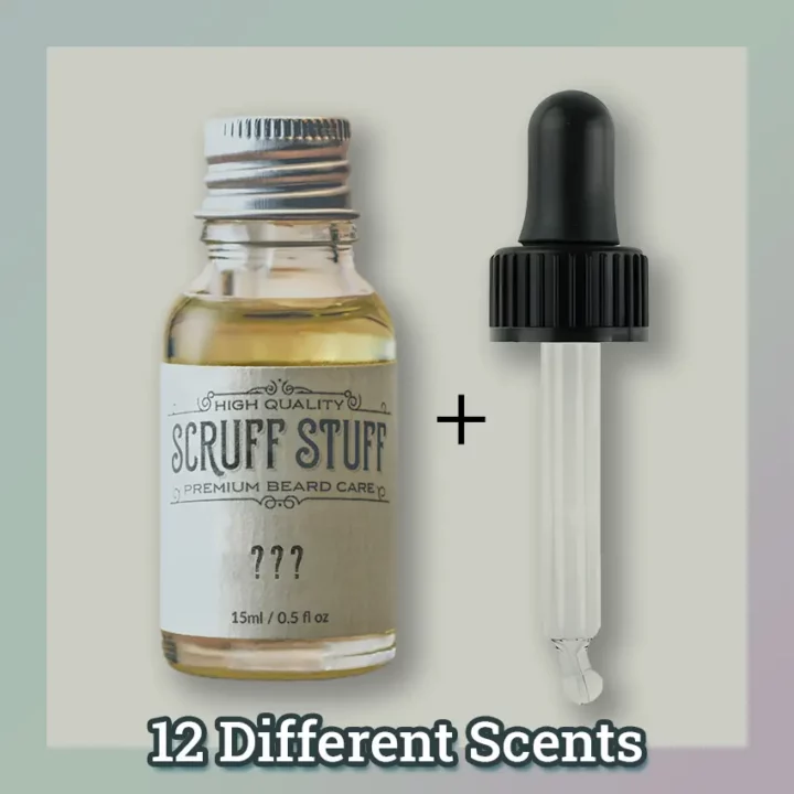 15ml bottle of Scruff Stuff beard oil and a pipette